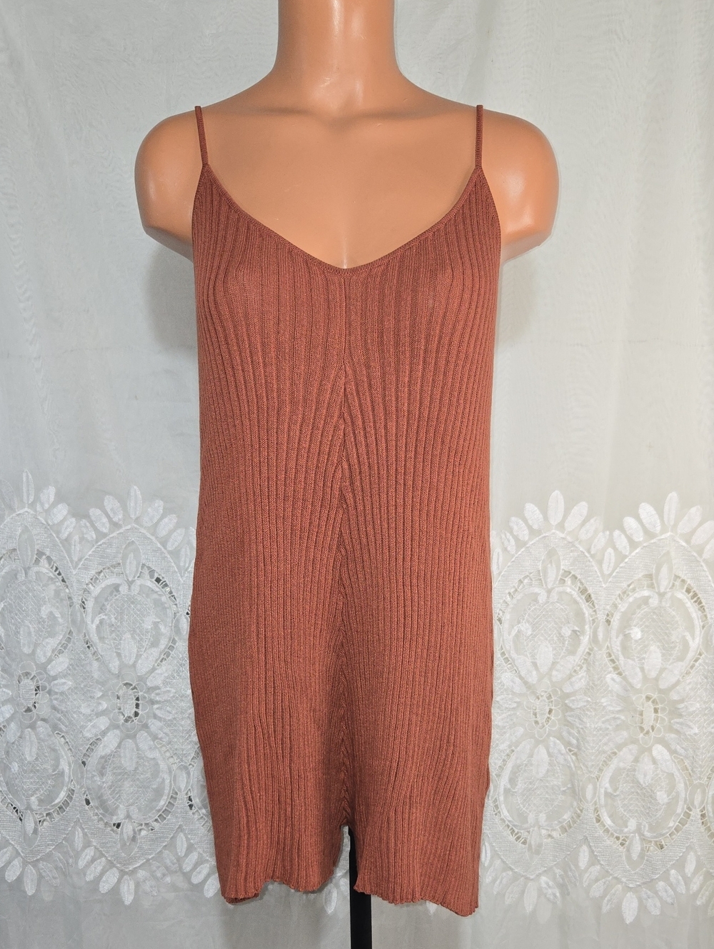 Free People Brown Beach Romper Size Small